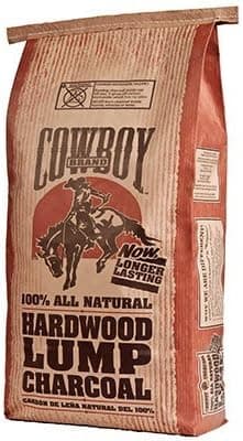 Cowboy Brand Hardwood Lump Charcoal — 20 lb