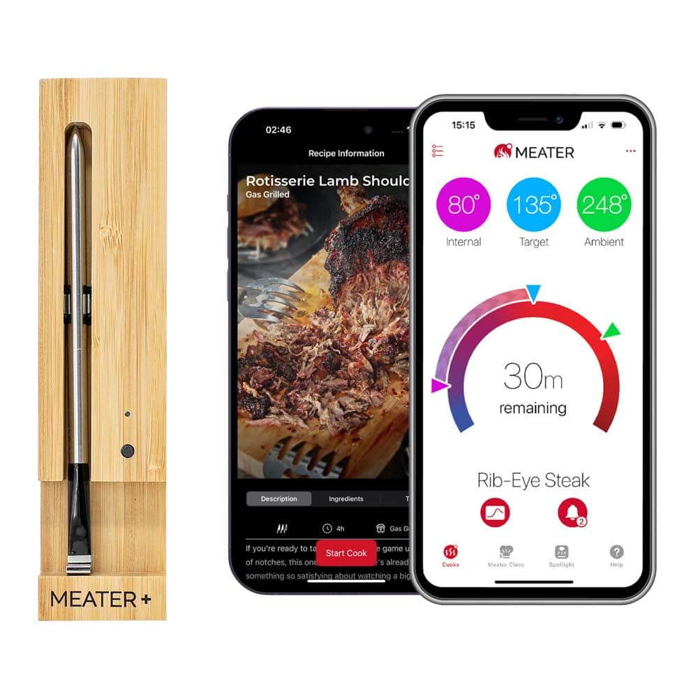 MEATER Plus Wireless Smart Meat Thermometer — 165ft Range