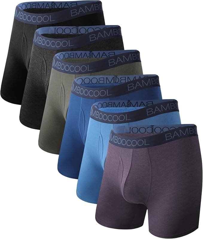 BambooCool Men's Bamboo Underwear — 6 Pack