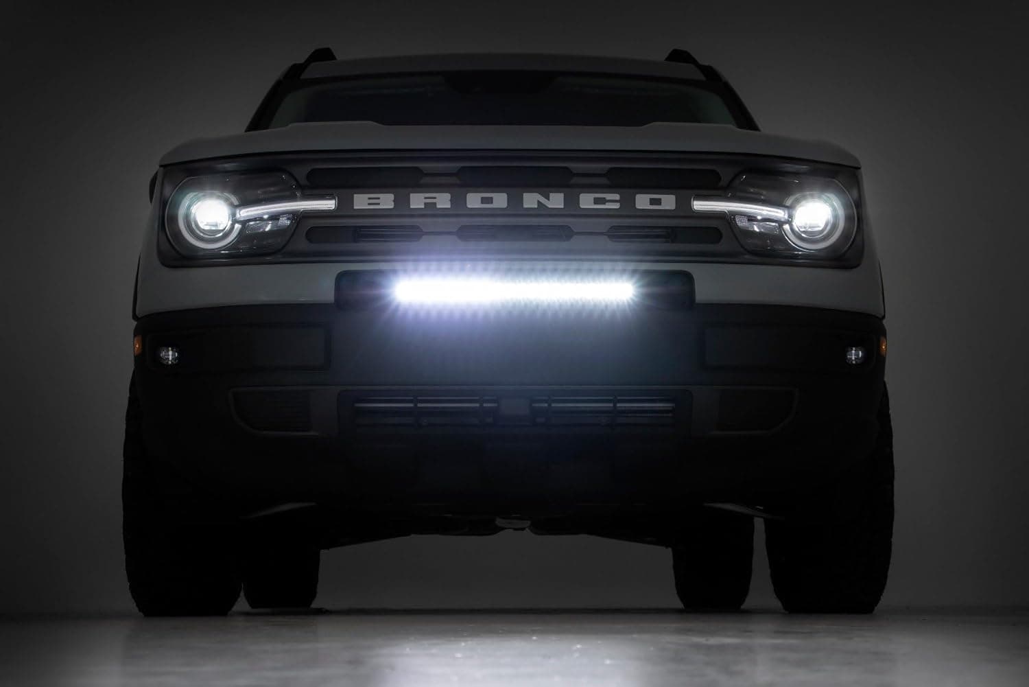 Rough Country 20-Inch Single Row LED Light Bar — 100W Spot/Flood Combo