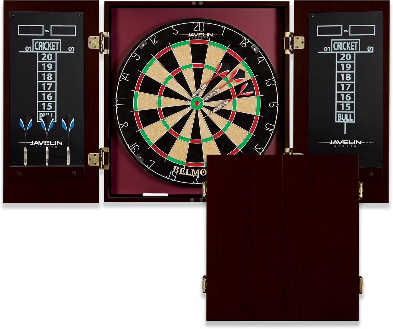 Official Size Dartboard Cabinet Set