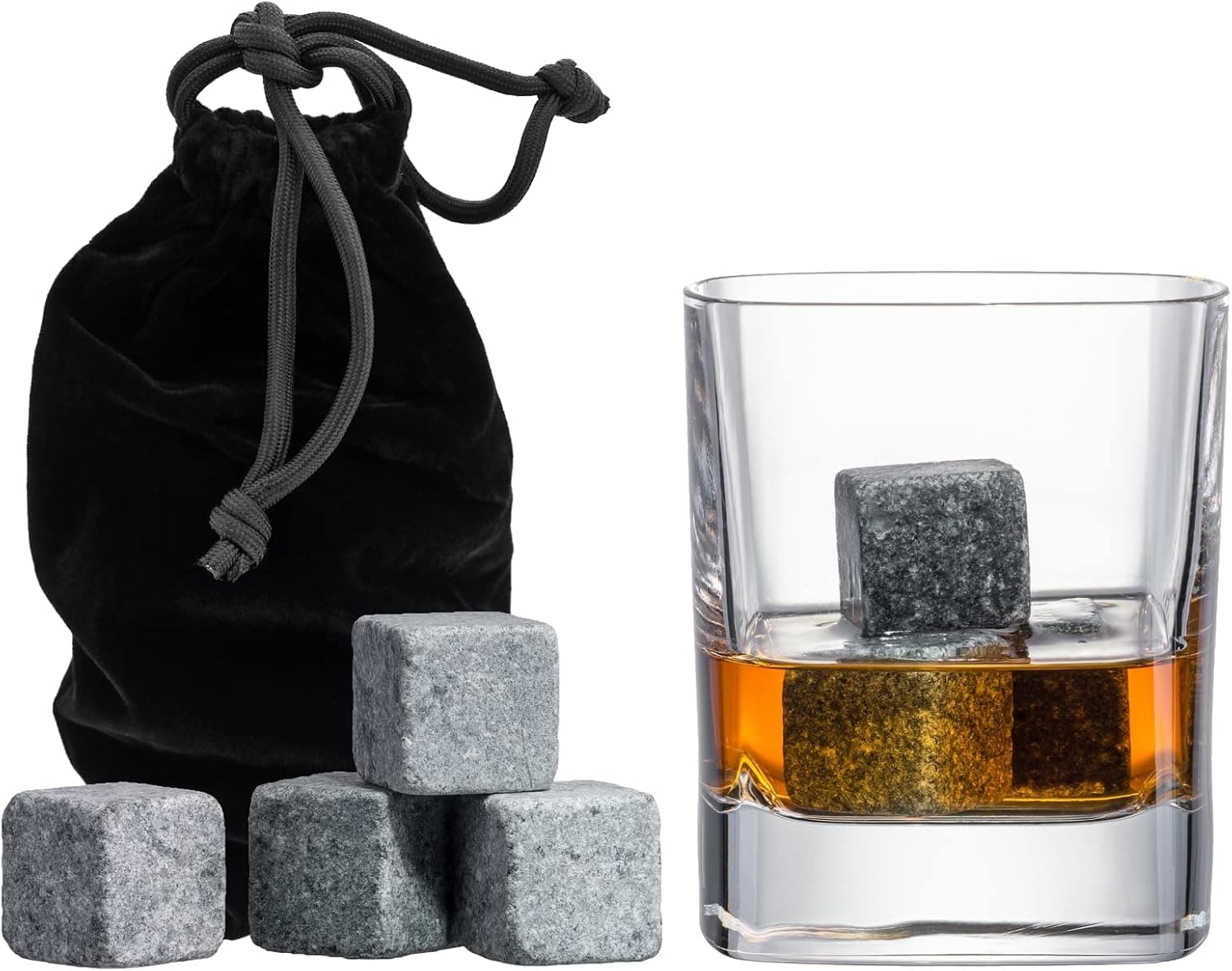 Whiskey Stones Gift Set — 9 Chilling Cubes