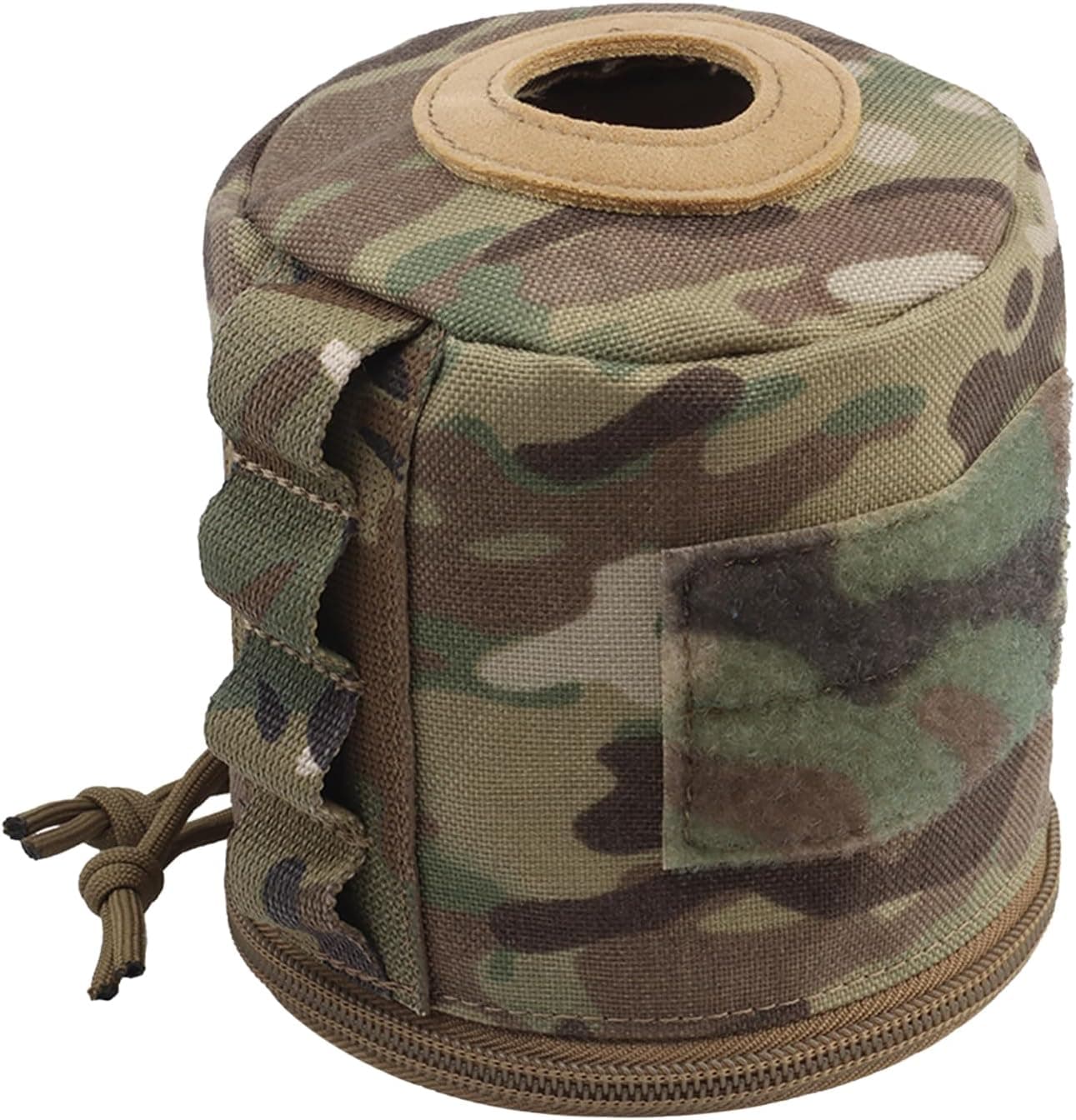 Tactical Toilet Paper Roll Storage Bag with MOLLE Strap