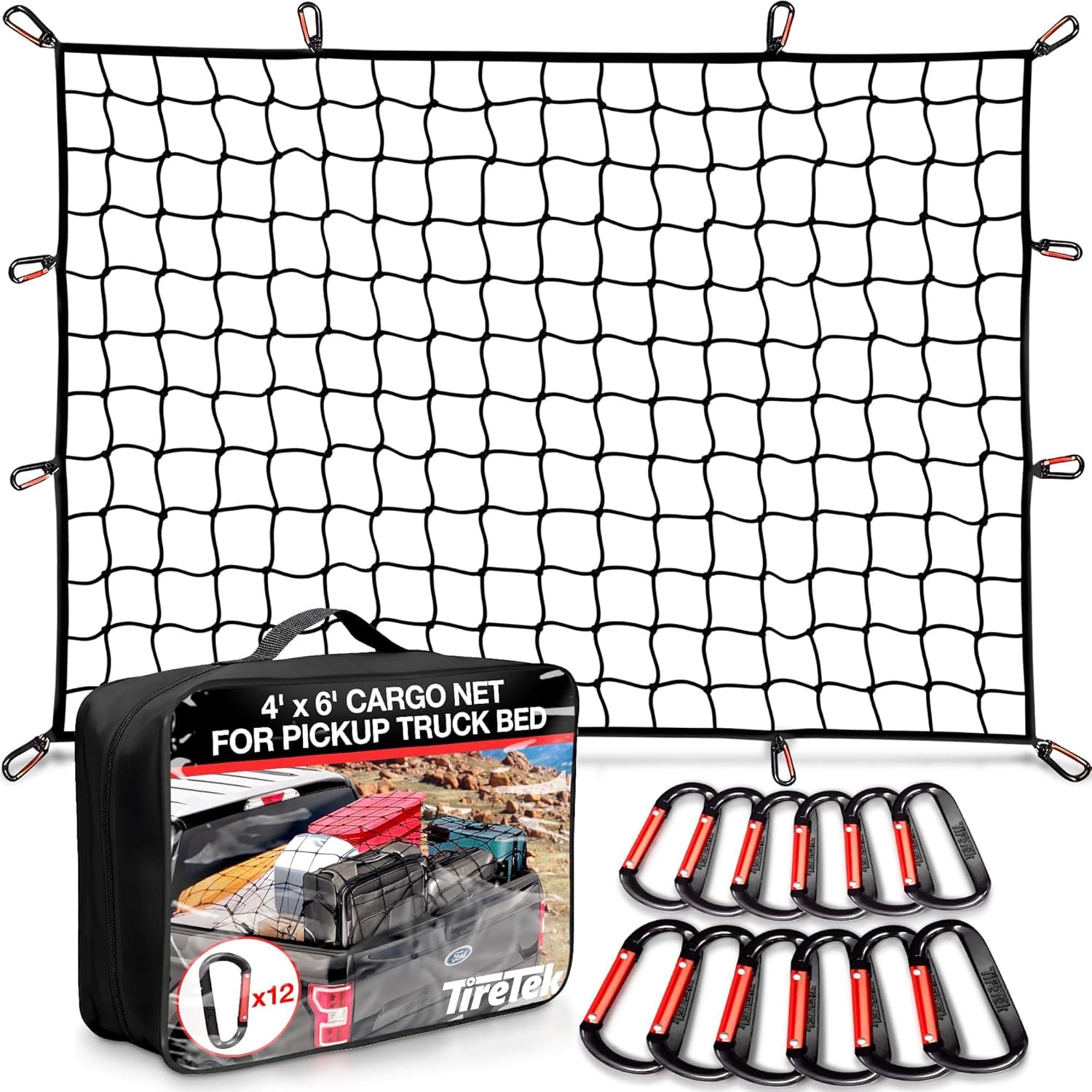 Heavy-Duty Truck Bed Cargo Net