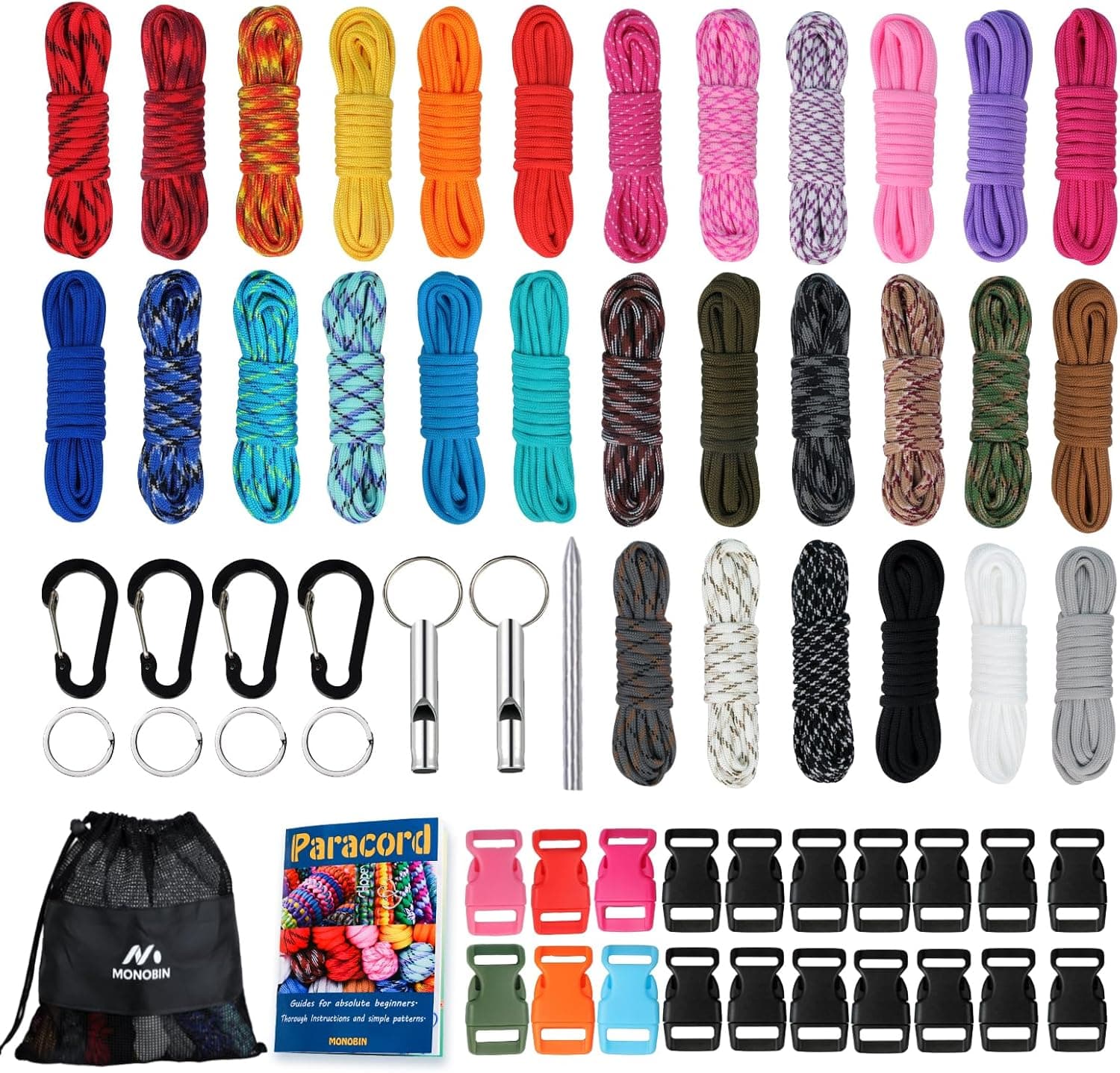 550 Paracord Survival Bracelet Kit