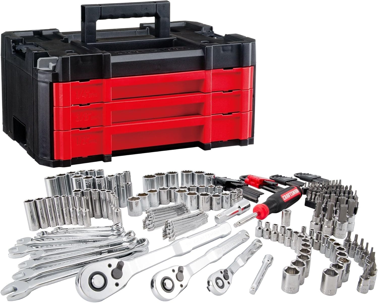 CRAFTSMAN 230-Piece Mechanics Tool Set with Case